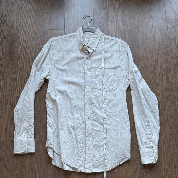 Club Monaco Men's Casual Long Sleeve Shirt - Small - Slim Fit - 100% Cotton - Picture 2 of 6